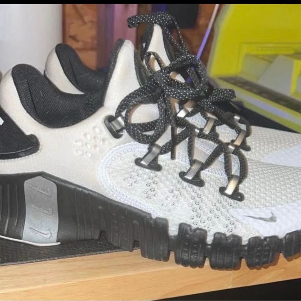 Kids Black and White Athletic Shoes